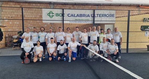 Agonismo e condivisione al primo torneo di Padel della BCC della Calabria Ulteriore
